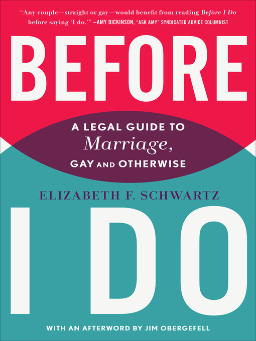 Title details for Before I Do by Elizabeth F. Schwartz - Wait list
